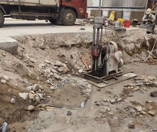 永胜公路下沉压浆